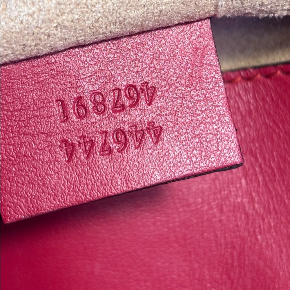 Gucci mini Flap Marmont Red - Picture 9 of 16